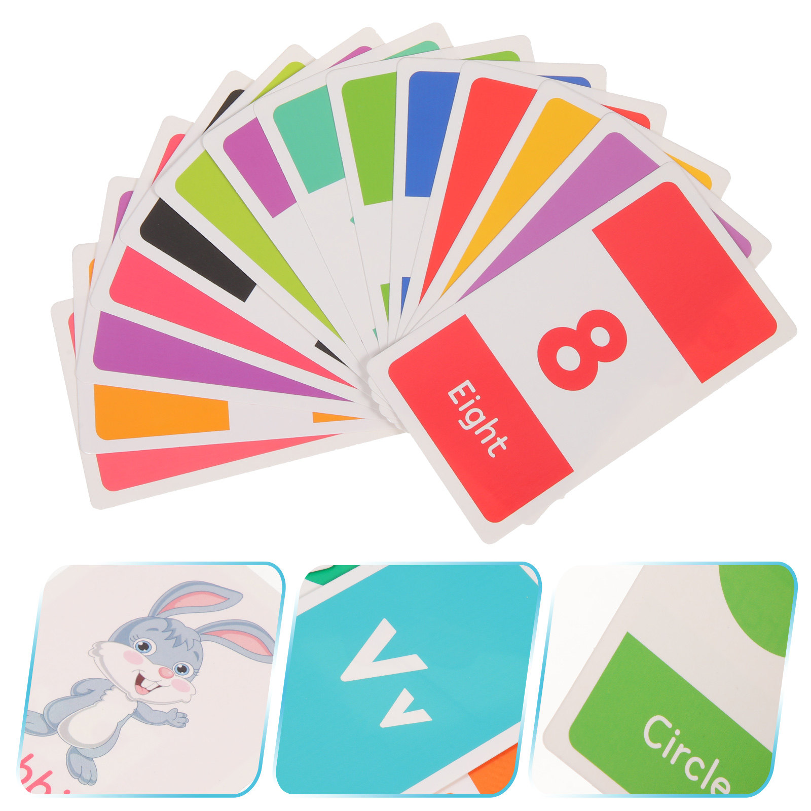 Educational Flash Card - 58 шт. детских развивающих карточек с