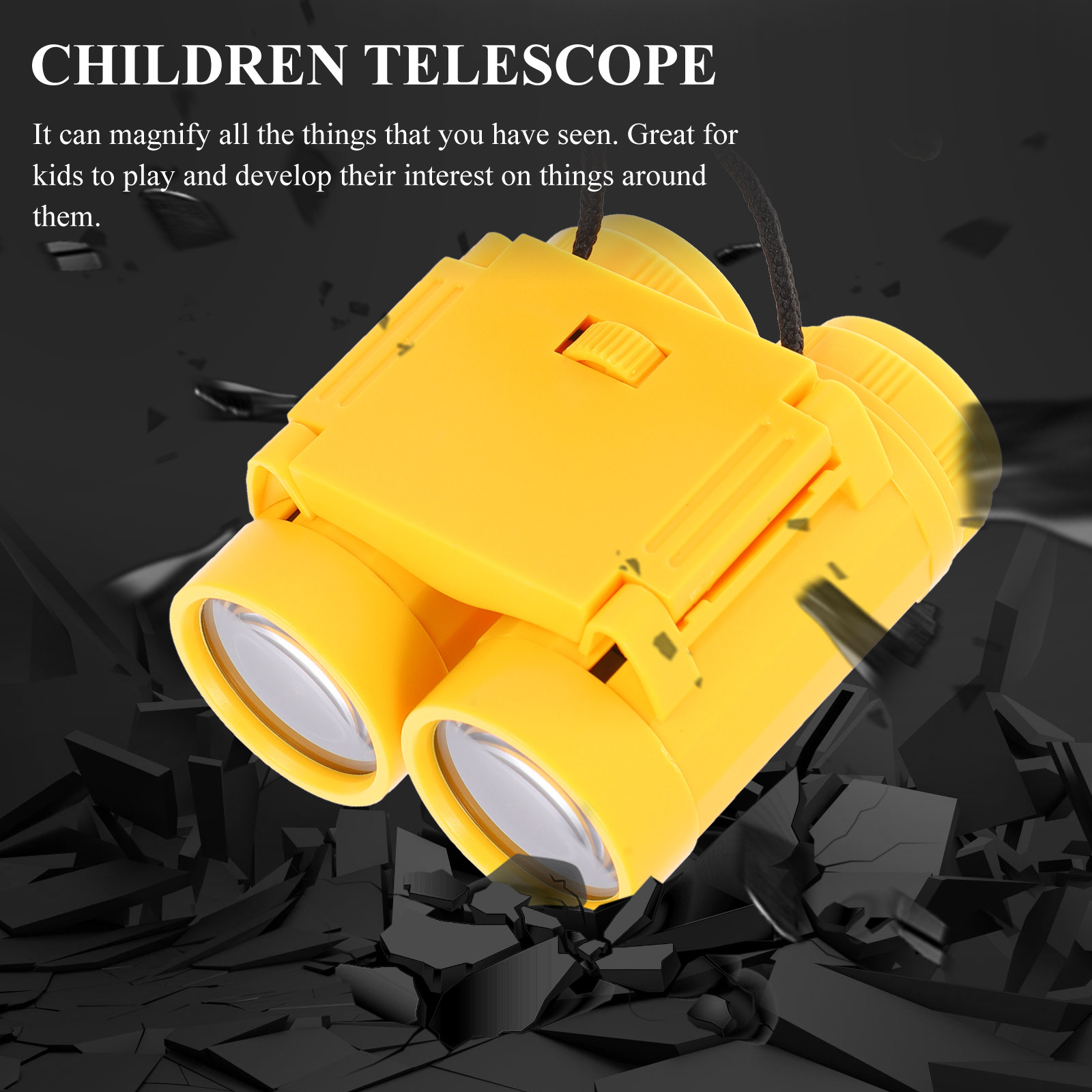 Kids Toys Yellow - Желтые детские бинокли для наблюдений на