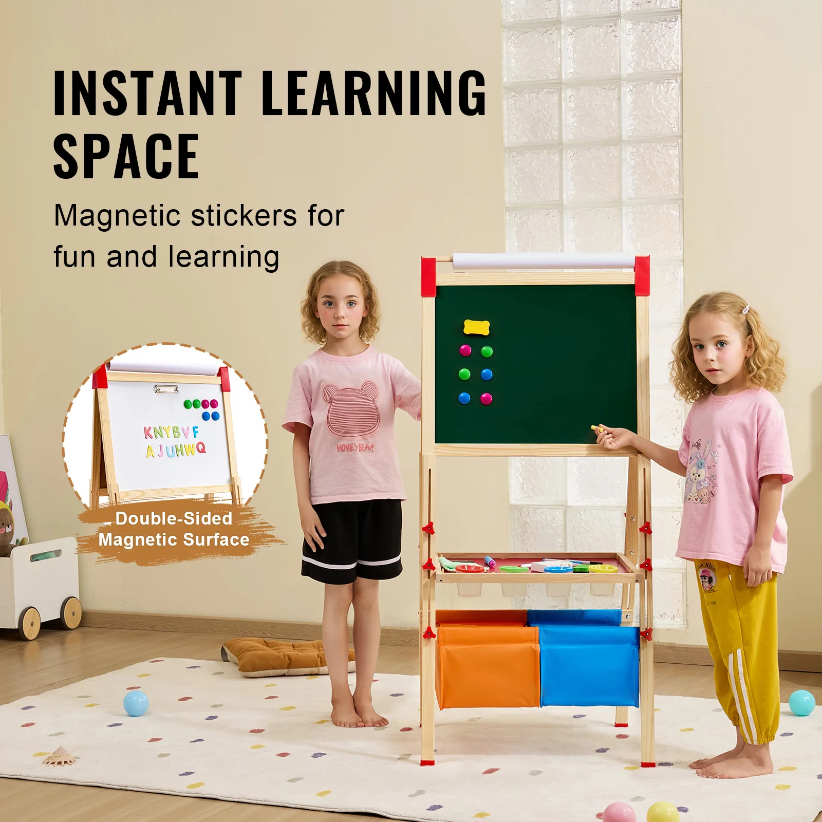 Kids Art Easel - Для детей девочка SucceBuy детская магнитная