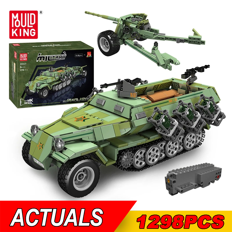 Kids Toys Lego - Военный танк с дистанционным управлением Mould