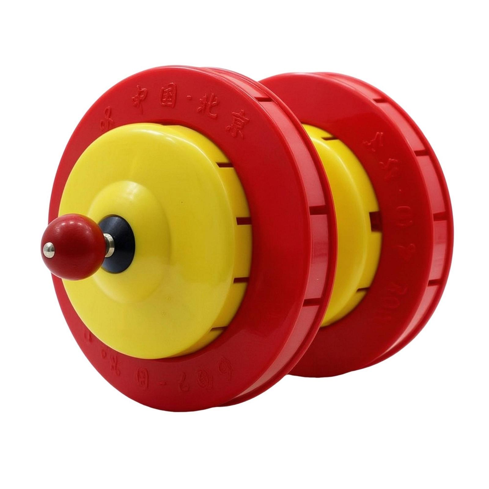 Kids Toys Yellow - Красно-желтый диаболо-игрушка с 5 подшипниками, профессиональное