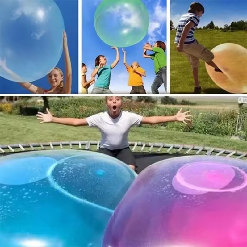 Bubble Machine Outdoor - Надувной резиновый мяч-пузырь для детей, уличные