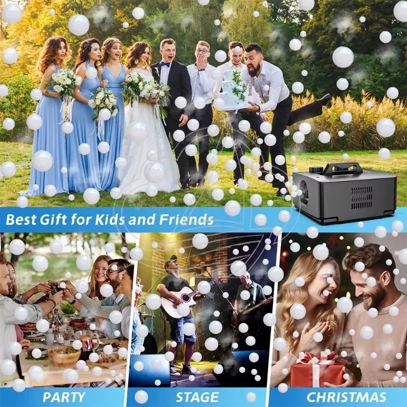 Bubble Machine Outdoor - Портативная машина для дымовых пузырей 2-в-1: