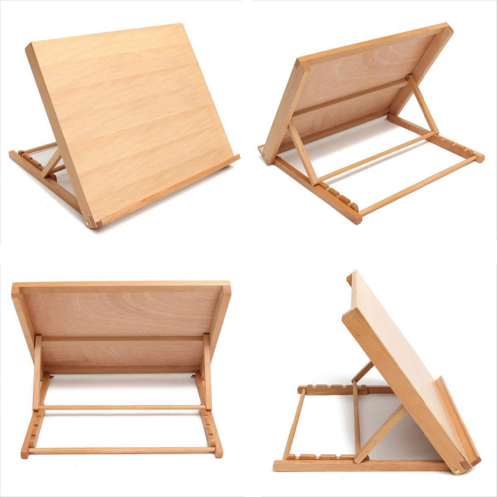 Kids Art Easel - Доска для рисования из дерева, многофункциональная,