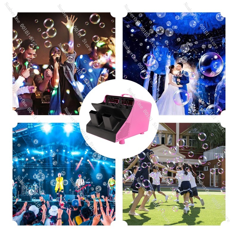 Bubble Machine Outdoor - Свадебная машина для мыльных пузырей, перезаряжаемая,