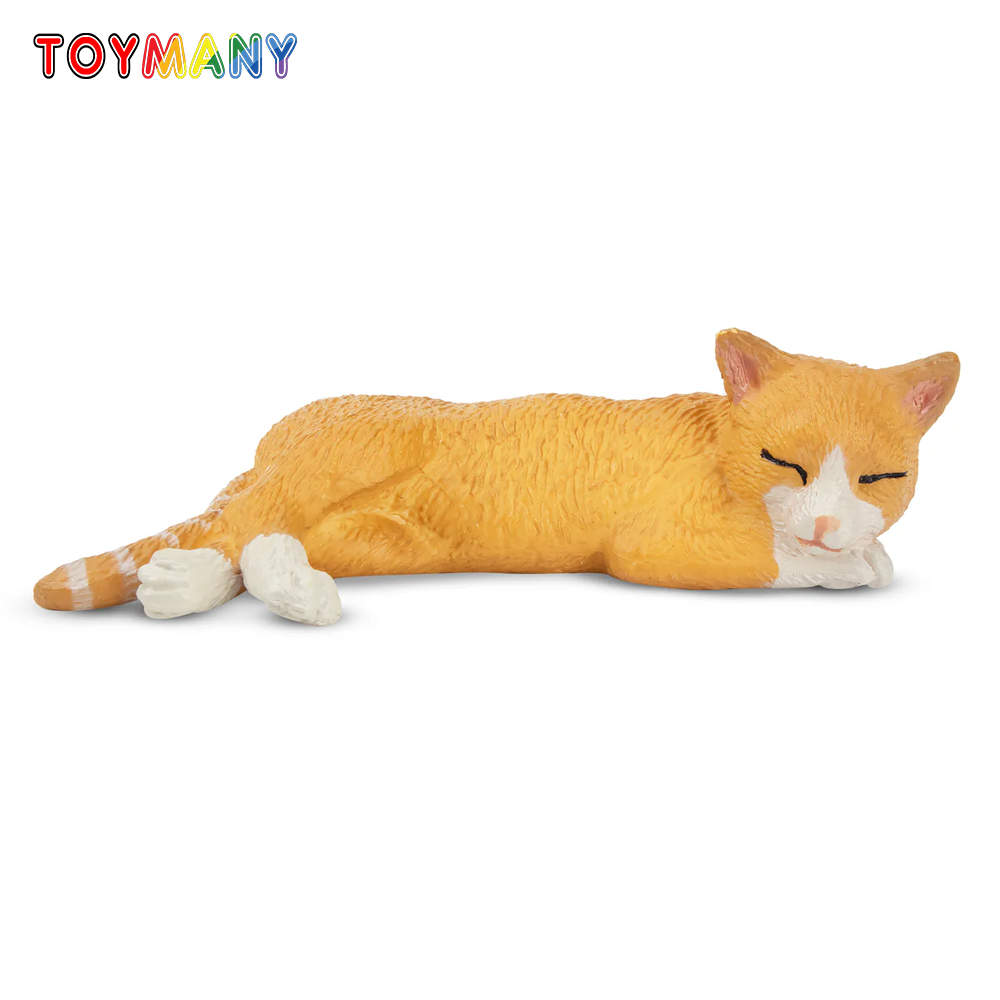 Kids Toys Under $5 - Toymany моделирование лежачий оранжевый кот домашнее