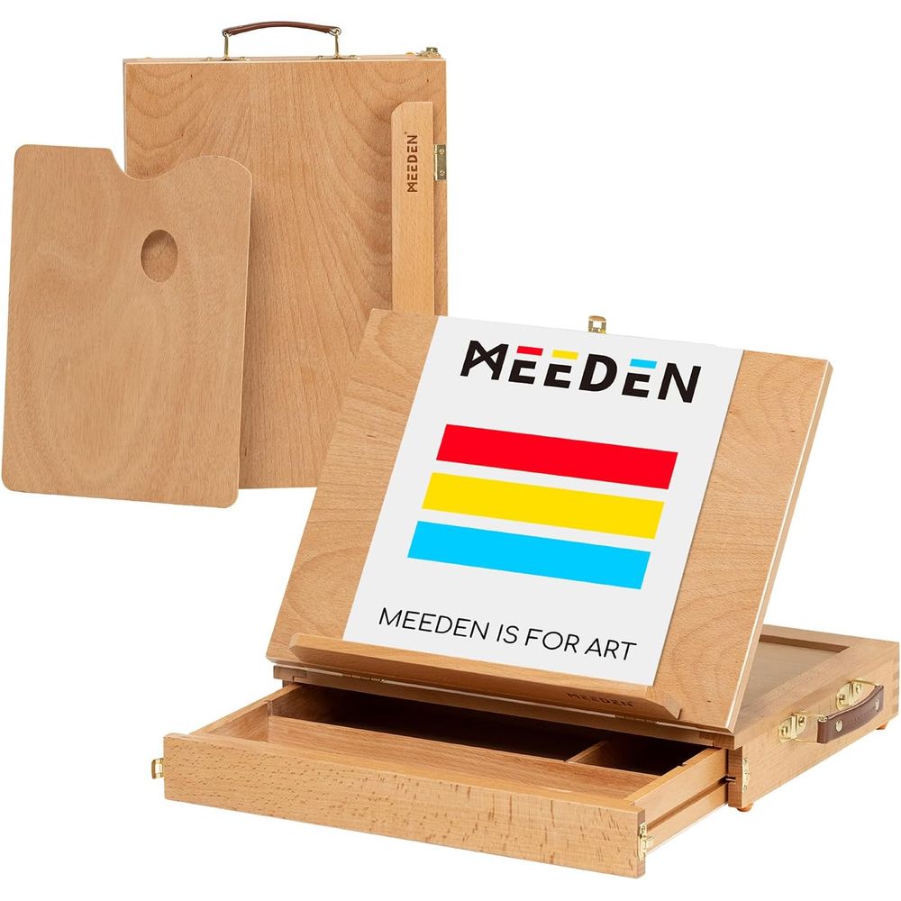 Kids Art Easel - Портативный настольный мольберт из массива дерева