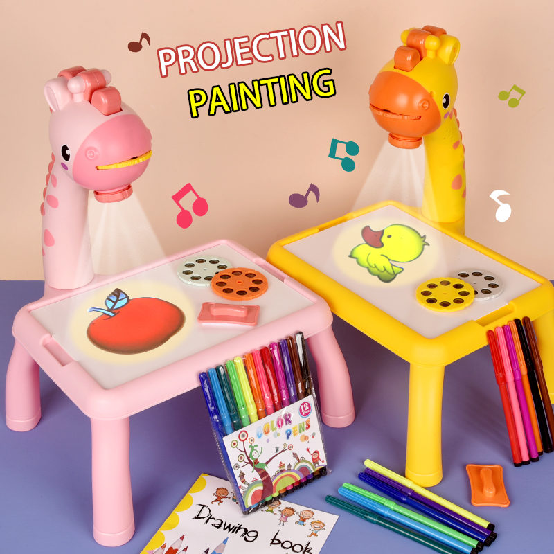 Kids Art Easel - Электрическая доска для рисования проекции оленя,