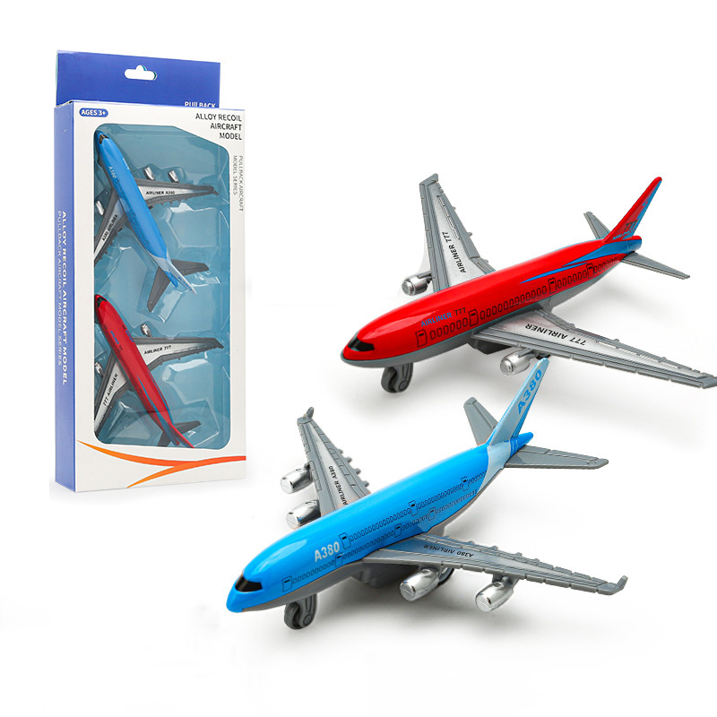 Kids Toys Unique - 2 шт./компл. самолет с откатным механизмом,