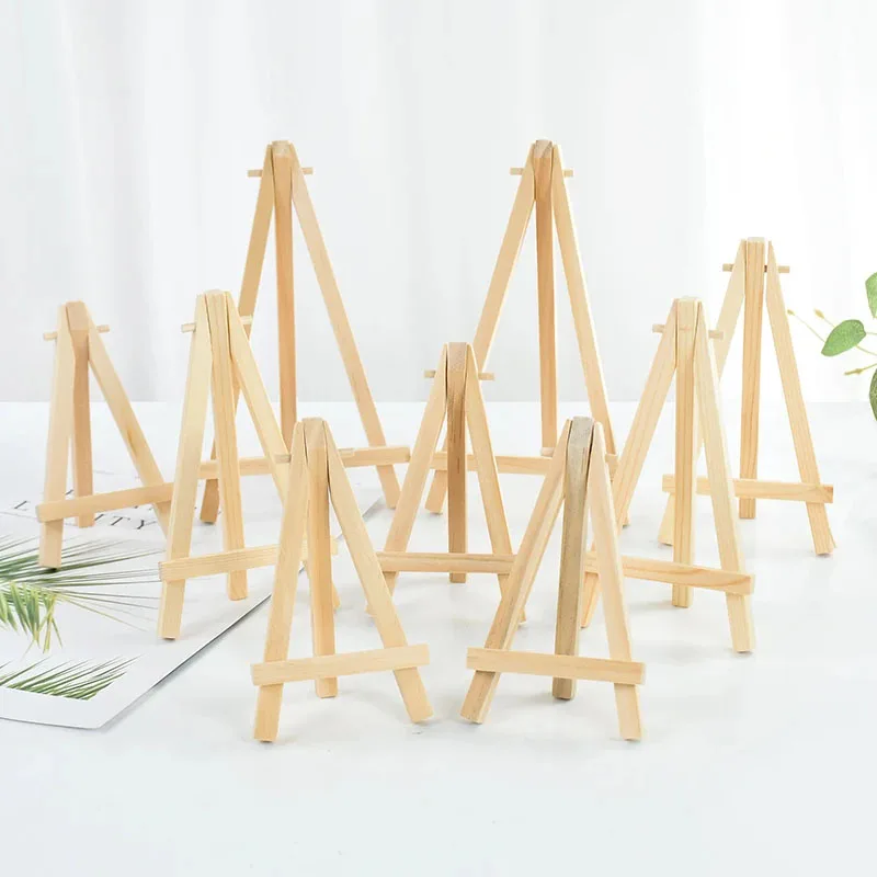 Kids Art Easel - 10 шт., деревянная мини-мольберт, настольная треугольная