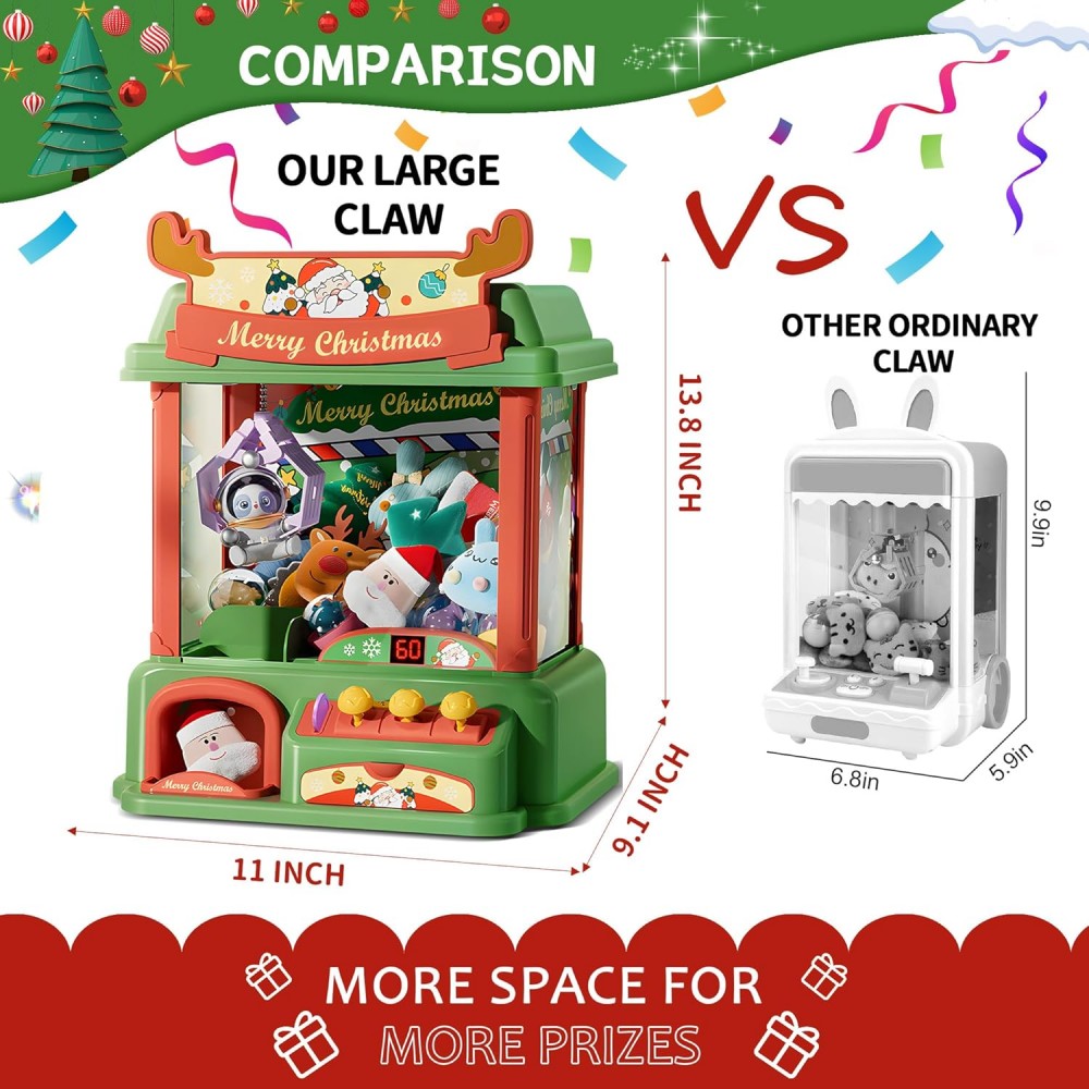 Рождественский автомат коготь  – обзор и цена Kids Toys Vending Machine