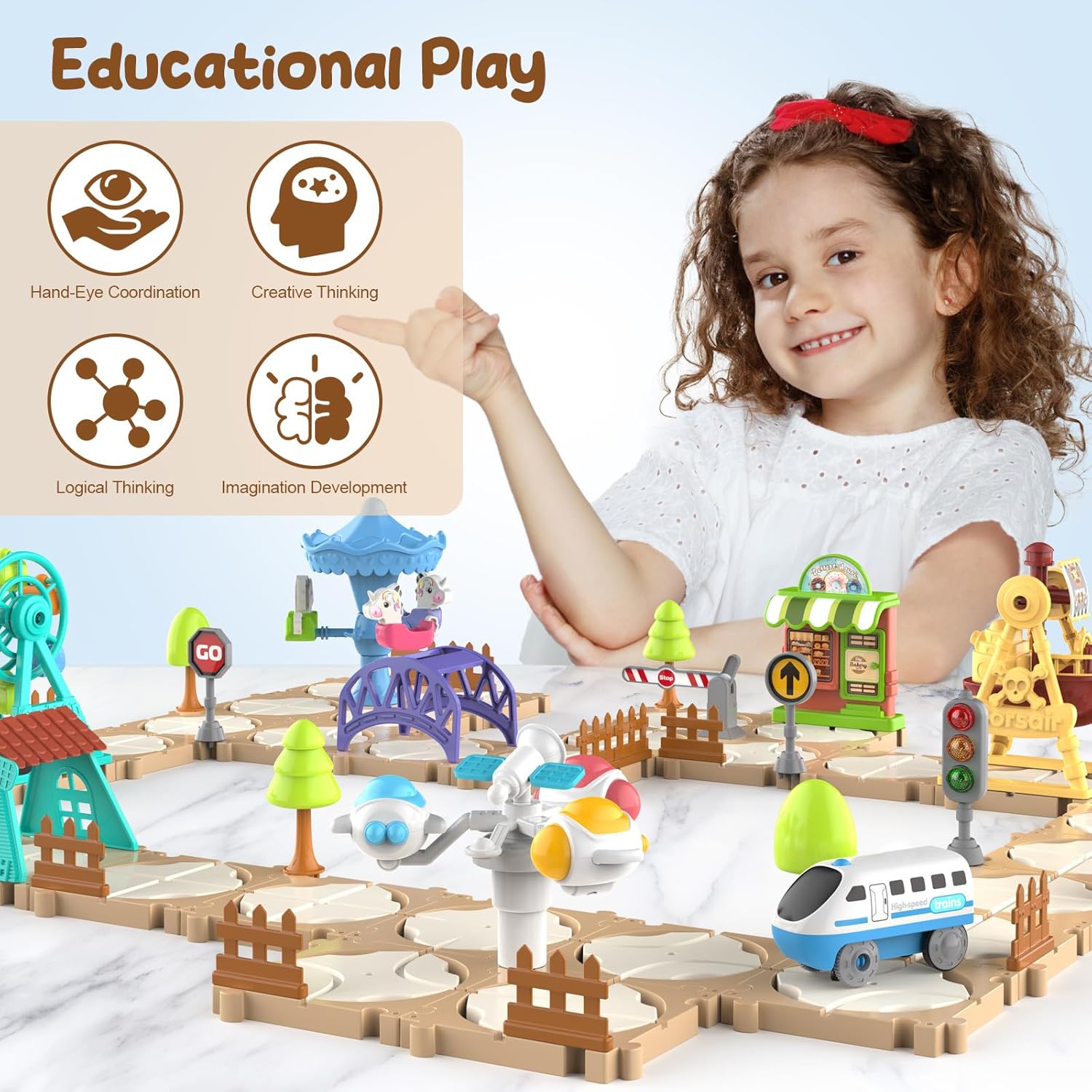 Набор для сборки DIY-трека для – обзор и цена Kids Toys Learning