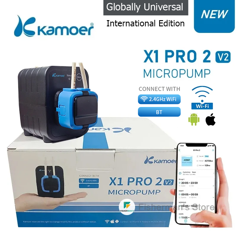 Насос для аквариума Kamoer X1  – обзор и цена Bubble Machine Outdoor