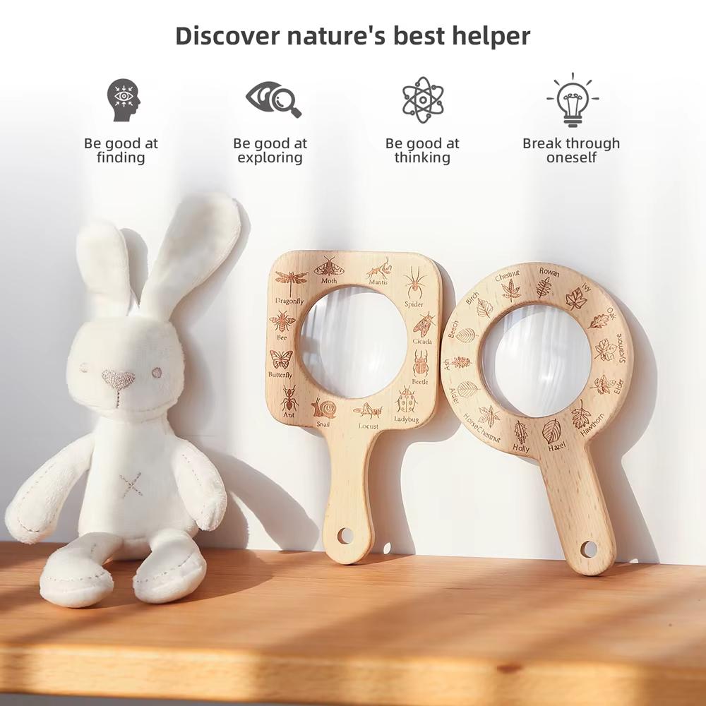 Деревянная лупа для детей: наб – обзор и цена Kids Toys Learning