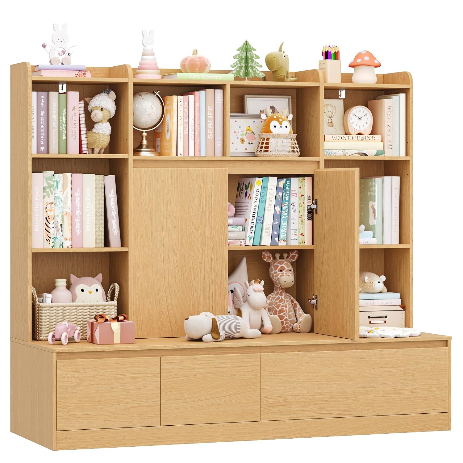 Детский книжный стеллаж-органа – обзор и цена Kids Toys Drawers