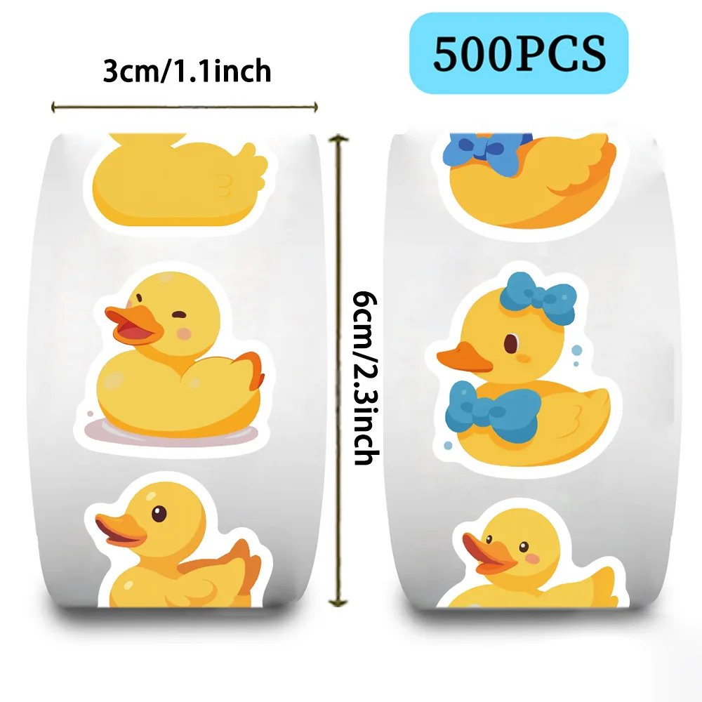 500 шт./рулон, наклейка в руло – обзор и цена Kids Toys Yellow