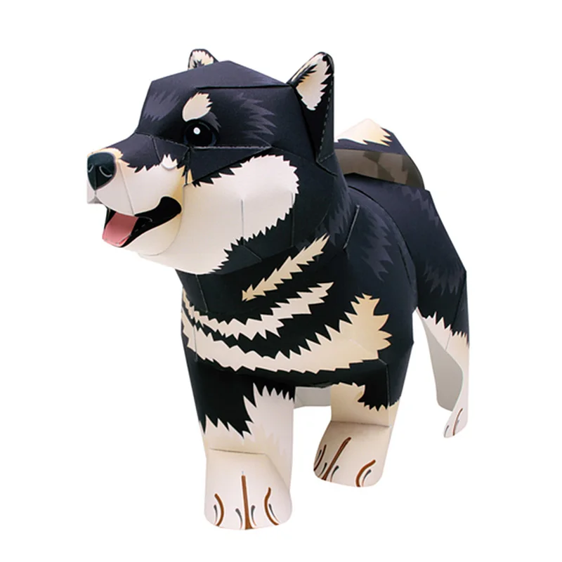 Черная собака Шиба-ину, оригам – обзор и цена Kids Toys Dog