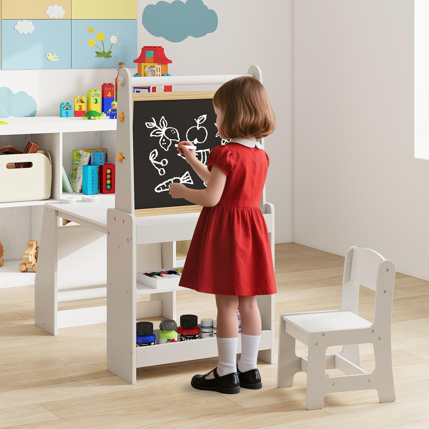 Детский художественный стол и  – обзор и цена Kids Art Easel