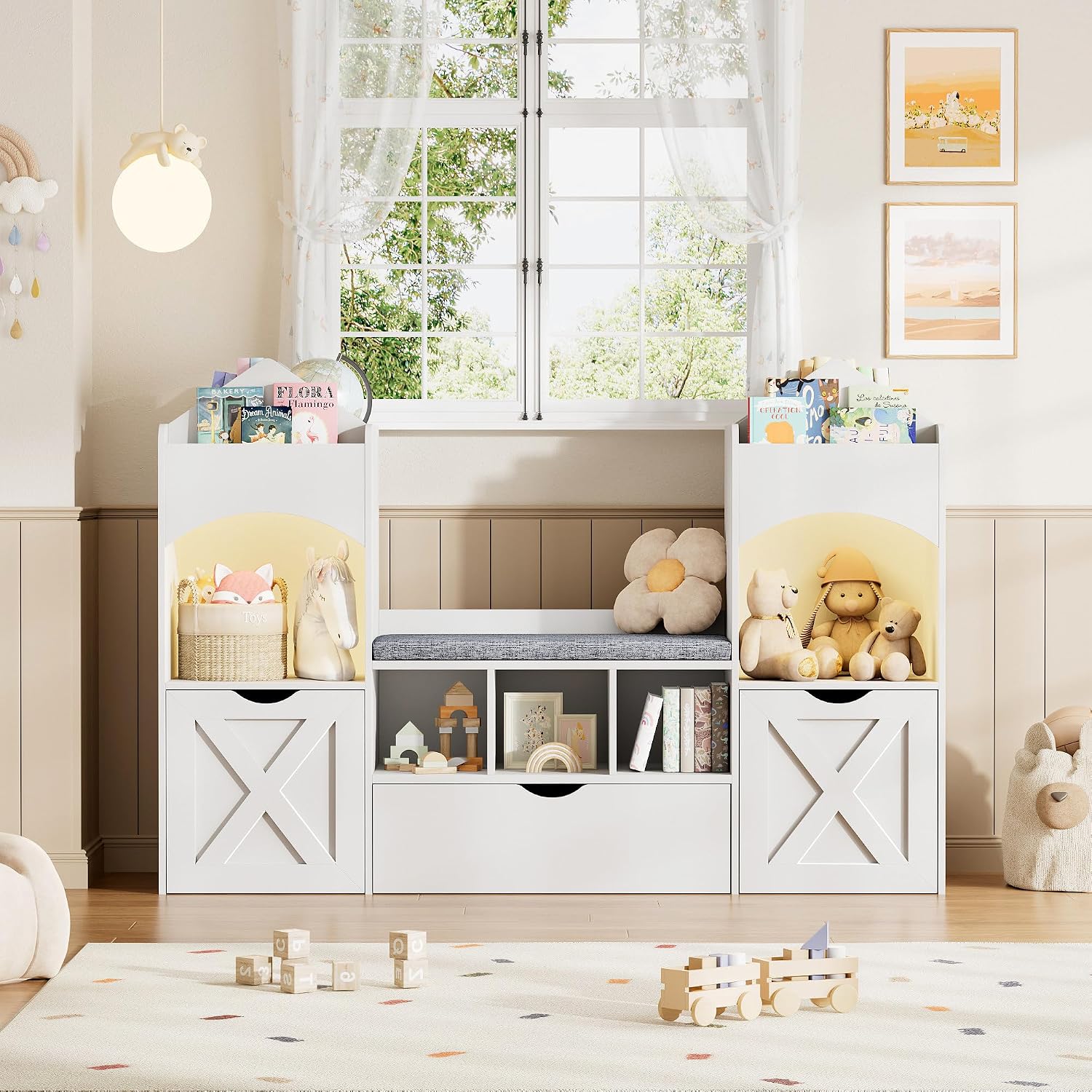 Детский книжный шкаф-башня в ф – обзор и цена Kids Toys Drawers