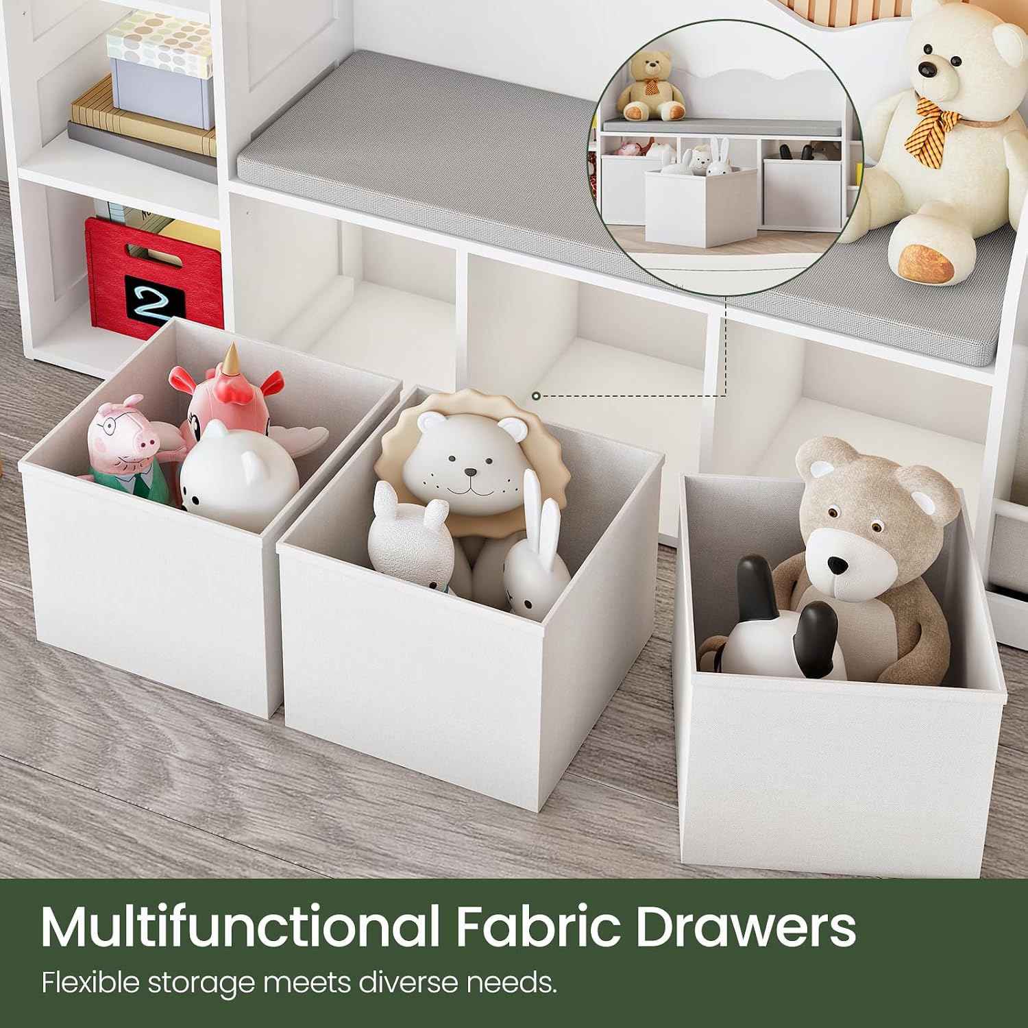 Детский книжный уголок 3-в-1:  – обзор и цена Kids Toys Drawers