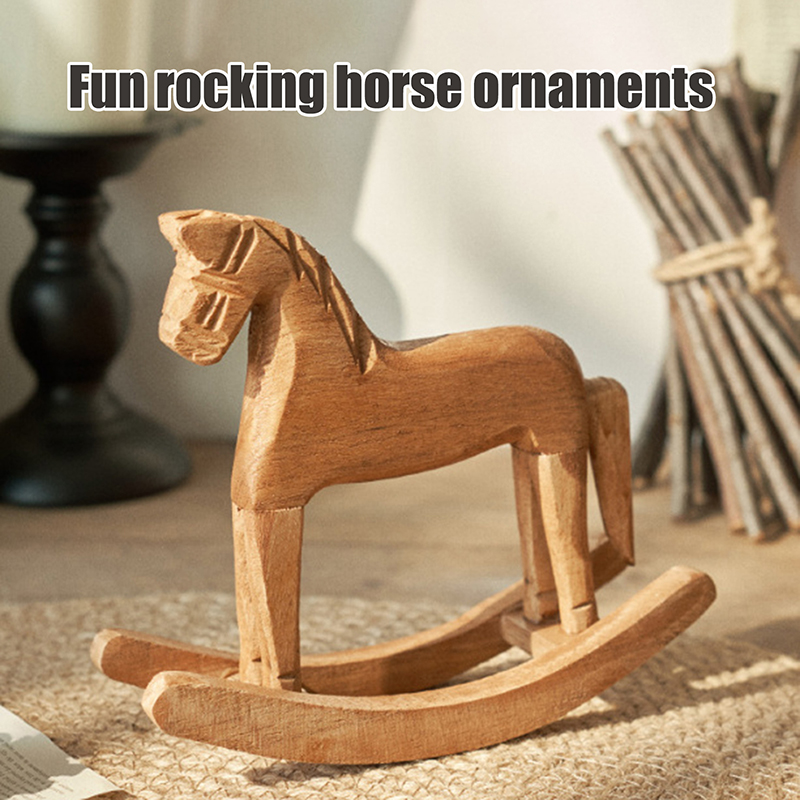 Деревянная статуэтка лошади-ка – обзор и цена Kids Toys Horse