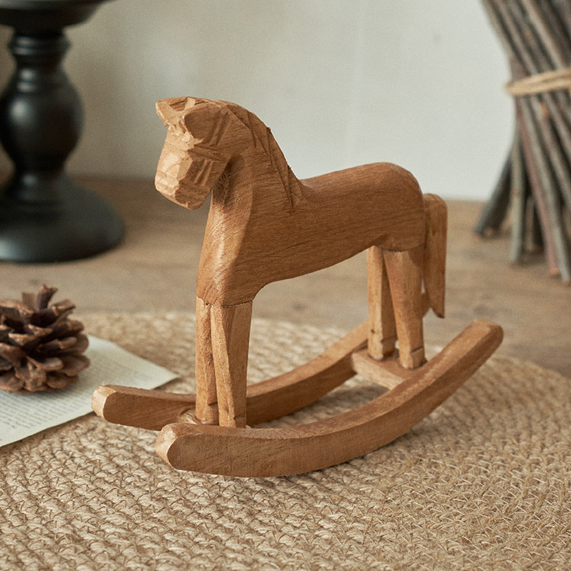 Деревянная статуэтка лошади-ка – обзор и цена Kids Toys Horse