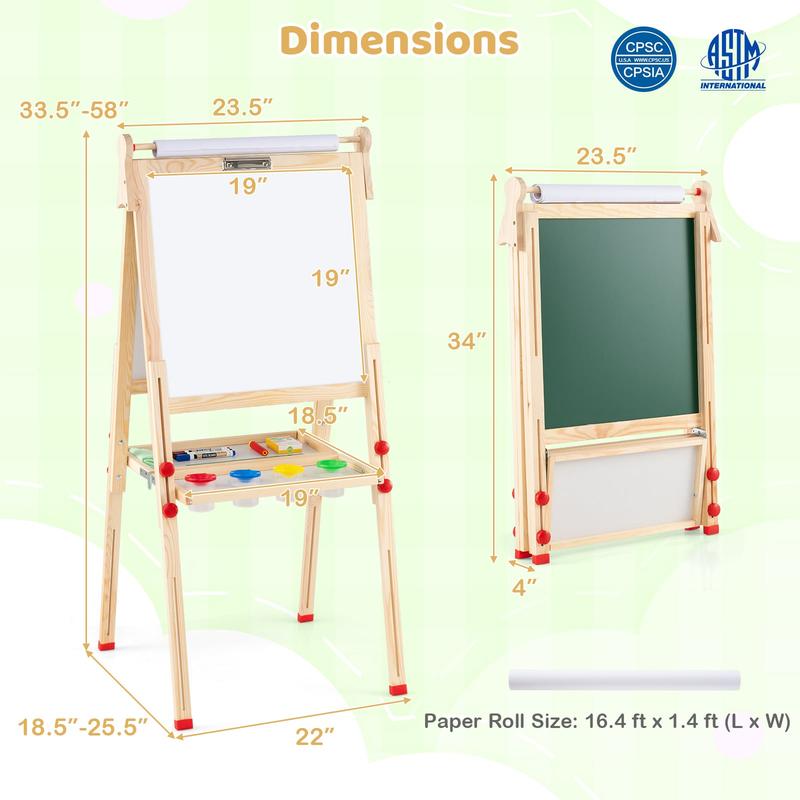 Детский складной двусторонний  – обзор и цена Kids Art Easel