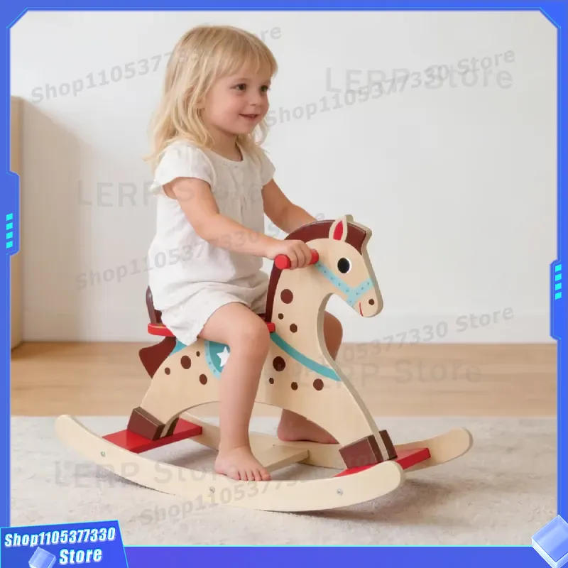 Красочная деревянная лошадка-к – обзор и цена Kids Toys Horse