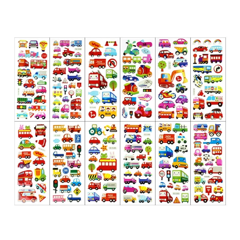 6 шт., наклейки на автомобиль  – обзор и цена Kids Toys Yellow